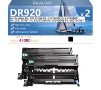 CFDFDA DR920 High Yield Black Drum Unit with Chip | Drum Unit for Brother HL-EX415DW HL-L5210DN HL-L5210DW HL-L5210DWT Printers, 45000 Pages, for Office Home,Black-2 pack