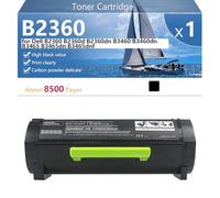 CFDFDA High Yield B2360 331-9805 Toner Cartridge Replacement for Dell B2360 B2360d B2360dn B3460 B3460dn B3465 B3465dn B3465dnf Printers, Clear and Durable,Black-1 pack