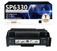 CFDFDA High Yield SP6330 Toner Cartridge Replacement for Ricoh AFICIO SP6330N Lanier SP6330N Printers, Clear and Durable,Black-1 pack