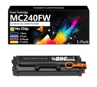 CFDFDA MC240FW Compatible Toner Cartridge Replacement for Richo 408451 408452 408453 408454, Toner Cartridge High Yield Work with MC240FW PC200W Printers,Black