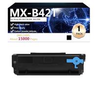 CFDFDA MX-B42T Toner Cartridges Compatible (No Chip) for Sharp MX-B427W MX-B427PW Printer, 15000 Pages,Black