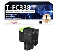 CFDFDA T-FC338 Compatible Toner Cartridge for Toshiba E-STUDI0 338CS 388CS 388CP Printers, High Yield 9000 Pages, High Definition Printing,Black-1 pack