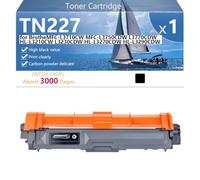 CFDFDA TN227 Toner Cartridge Replacement High Capacity Replacement for Brothe MFC-L3710CW MFC-L3750CDW L3770CDW HL-L3210CW L3230CDW HL-L3270CDW HL-L3290CDW Printer, 3000 Pages,Black-1 pack