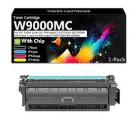 CFDFDA W9000MC High Yield Toner Cartridge for HP Color LaserJet Managed E65150dn E65160dn E65050dn E65060dn Printer, Print Clearly,Black