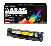 CFDFDA W9090MC Compatible Toner Cartridge for HP Color LaserJet Managed MFP E47528f E45028dn Printer, Easy Installation, 8600 Pages,Yellow