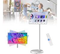 CFDZCP 27Inch Smart Portable TV With Touch Screen | 1080P Moving Tablet On Wheels | Digital Board For Children | Full Swivel Rotation | ADJUSTABLE HEIGHT(4+64G)