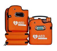CFDZCP Defibrillators Medical Portable AED Storage Bag AED Defibrillator with Adjustable Shoulder Straps, Storage Survival Trauma/Eye-catching Color, for Fits Most AED Models