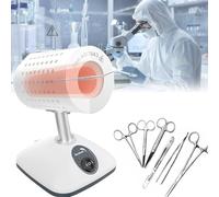 CFDZCP Electric Laboratory Autoclave, Infrared Scalpel Steriliser, Inoclation Loop Steriliser, 2 Temperatures Available 400 ℃/825℃ High Temperature Disinfection, Rapid Steriliser(900(diameter14mm))