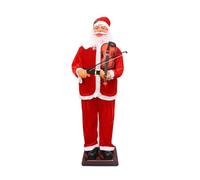 CFDZCP Plastic Life Size Animated Dancing Santa, Indoor Christmas Animated Figures,Motion Activated Christmas Animatronic,for Indoor Holiday Home Decor(E)
