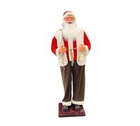 CFDZCP Plastic Life Size Animated Dancing Santa, Indoor Christmas Animated Figures,Motion Activated Christmas Animatronic,for Indoor Holiday Home Decor(C)