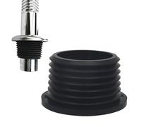 CFEWV 1 Piece Universal Black Rubber Clamp, Kitchen Sink Siphon Seal, for Drain Pipe Dn40 Ht, Inner Diameter 26/32 mm, External Siphon Pipe Diameter 40 mm, Siphon Sleeve Diameter 32/40 mm (A)