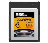 CFexpress Type B Memory Card, Raw 4K/8K Video Recording, Up to 1700MB/s Read, 1480MB/s Write, Compatible with Nikon Z6/Z7/Z9/D6, Canon EOS1DX/EOS-R5, Panasonic S1/S1R,DJI Ronin 4D (256G)