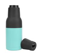 Cffuvros Cool Beer Stand, Double Layer Vacuum Insulated Stainless Steel Beer Can and Bottle Cooler, Suitable for 300 to 400 ml Canned Beer, for Parties, Barbecues, and The Beach (Green)