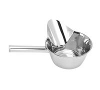 Cffuvros French Fry Scoop Multi Functional Stainless Steel Duck Billed Chip Scoop for Popcorn Ice Cubes Coffee Beans (Right Hand)