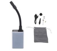 Cffuvros Mini Bike Pump, LCD Display, 120PSI Electric Bike Pump with Valves, 4 Modes, Auto Shut Off, Fast Inflation, Tiny Bike Pump for Mountain Bike City Bike and Ball