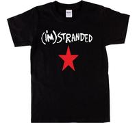 cfgabc The Saints Red Star T Shirt 'I'm Stranded' Punk, Various Sizes Colours Black M