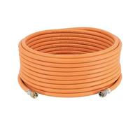 CFH Gas Hose Rubber VS 790-20 m Rubber Gas Hose with G 3/8 Inch LH Connection on Both Sides for Flame Devices and Gas Soldering Devices, LPG/Propane/Butane, 20 Bar, Conical Seal, -30 °C to +70 °C