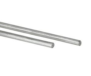 CFH Rod Solder Zinc Sheet SZ 377-2 x Solder Rods Lead-Free 295 mm Diameter 5 mm for Soft Soldering Zinc Sheets, Melting Temperature 200 °C, Sn91Zn9, Application with Soldering Fluid Zinc Sheet LWZ