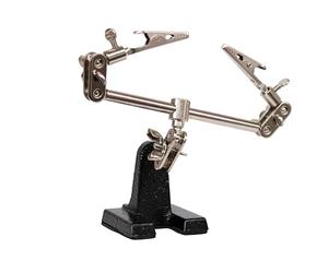 CFH Soldering Assistant LA 240 - Third Hand with Adjustable Clamps, Holding Aid for Filigree Soldering, Fixation & Stabilization, Accessories for Electric Soldering Devices and Soldering Aids