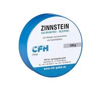 CFH Zinnstein ZS 231 Soldering Tip Cleaner & Tin Plating for Copper Soldering Irons, Lead-Free, Salmia-Free, Reduces Smoke and Odour Strain, 100 g Content in Resealable Metal Tin
