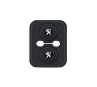 CFHJFG 4pcs Car Door Lock Protectors for Peugeot Traveller L3,Silicone With Logo Car Door Lock Cover Aesthetics Reduces The Sound Of The Door Universal Accessories Interior Sets
