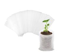 CFifHtOL Non-Woven Seedling Grow Bags 200 Pack,5.5 * 11.5Cm,Grow Bags For Vegetables,Plant Growth For Nursery/Home Gardening/Greenhouse Use - Ideal For Professional Growers & Gardening Enthusiasts