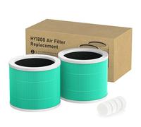 CFKREYA 2 Pack HY1800 Replacement Filter Compatible with CHIVALZ/MORENTO/Loytio/Honeyuan/AYAFATO/IOIOW HY1800 Air Purifier, 3-in-1 H13 True HEPA Replacement Filter