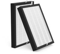 CFKREYA 3-in-1 True HEPA Replacement Filter, 2-Pack for MOOKA/KOIOS & Azeus GL-FS32 Air Purifiers