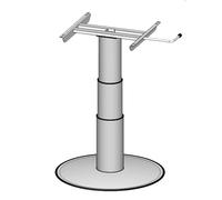 CFLERWU Liftable RV Table Base Mount, Adjustable Camper RV Table Base, That Move in All Directions, Sliding Design for Marine Boat Motorhome 55 lb 20x20x27.5in