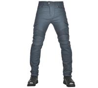 CFlong Men's Women's Motorcycle Pants Motorbike Jeans biker Armor Trousers bicycle Riding Protective Pants, 4 x Protection pad (Grey,4XL)