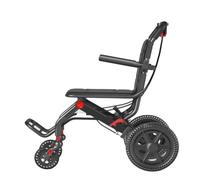 CFMAIF Lightweight Wheelchair, Self Propel Outdoor All Terrain Wheelchair, Folding Transport Wheelchairs, Aluminum Alloy Racing Chair(42cm/16.5 seat,Daily)