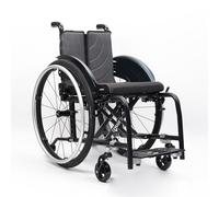 CFMAIF Portable Wheelchair Ultra Lightweight Foldable for Adults and Kids (26lbs) Self-propelled Manual Boarding Travelling Chair, Aluminum Alloy(Green,43cm/16.9in Seat)