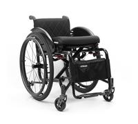 CFMAIF Ultra-Lightweight Manual Wheelchair for Adults - 29lbs, Self-propelled Folding Wheelchairs with Handbrakes and Quick Release Rear Wheels(Black,40cm/15.7in Seat)