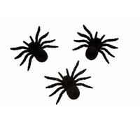 CFMOFFERS 3PK Halloween SPOOKY SPIDERS Decorations Scary Horror Plastic Insects UK