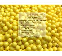 CFMOFFERS Airsoft BB Pellets 6mm Plastic Balls High Grade Paintball Smooth Shinny Highly Polished Shooting Pellets Yellow Whit 0.12g 0.20g 500/100/2000/5000 (0.12g 500 Pellets -Yellow)