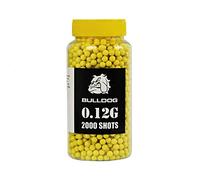 CFMOFFERS Airsoft BB Pellets 6mm Plastic Balls High Grade Paintball Smooth Shinny Highly Polished Shooting Pellets Yellow Whit 0.12g 0.20g 500/100/2000/5000 (0.12g 2000 Pellets -Yellow-in Jar)