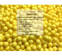 CFMOFFERS Airsoft BB Pellets 6mm Plastic Balls High Grade Paintball Smooth Shinny Highly Polished Shooting Pellets Yellow Whit 0.12g 0.20g 500/100/2000/5000 (0.12g 1000 Pellets -Yellow)