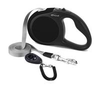 CFMOUR Retractable Dog Lead, 5m / Up to 20kg Dogs, Black