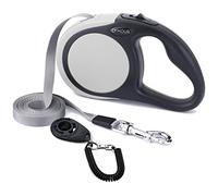 CFMOUR Retractable Dog Lead, 5m / Up to 20kg Dogs, Grey