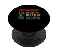 CFO The Man The Myth The Legend Design PopSockets Adhesive PopGrip