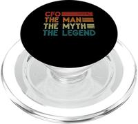 CFO The Man The Myth The Legend Design PopSockets PopGrip for MagSafe