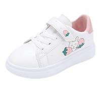 cfpqv Girls' Low Top Low Shoes Indoor Shoes Children Breathable Lace-Up Shoes Cute Children's Shoes Non-Slip Trainers Sports Shoes Leisure Shoes Running Shoes Walking Shoes Indoor Trainers 1, pink
