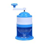 cfpqv Ice Shaver and Snow Machine, Portable Ice Breaker, Hand Shaved Ice Maker, Manual Fruit Machine, Household Ice Shaver, Small Ice Breaker, My Placed Shaker Glass (Blue, One Size)