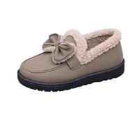 cfpqv Winter Shoes Women's Warm Lined Loafer Slip On Shoes Low Shoes Autumn Winter Boots Flat Casual Shoes Slip On Shoes Women's Shoes Work Shoes Boat Shoes Walking Shoes Sneakers, AG, 7 UK