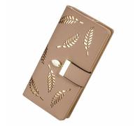 cfpqv Women's Long Bifold Wallet with Card Holder, Purse with Zip and Buckle, Elegant Clutch, Handbag for Women, Camping Hammer, khaki, standard size
