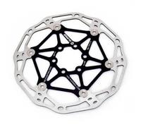 Clarks Cycle Systems CFR-02 Lightweight Floating 6-Bolt Disc Brake Rotor, Black, 160mm