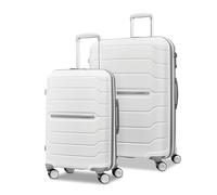cFreeform 2 Piece Set 21 and 28 Inch Expandable Spinners (One Size, White)