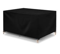 CFRJDJ Garden Furniture Covers Waterproof 152x92x50cm Outdoor Furniture Covers,Oxford 420D Garden Table and Chairs Covers, Rectangular Patio Furniture Set Covers, Rattan Furniture Cover