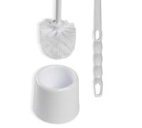 CFS 36719700 Toilet Bowl Brush with Hideaway Holder, 16", 14.5" Height, 3" Width, Polypropylene, White