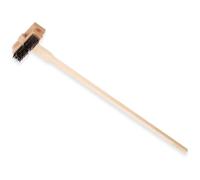 CFS 4029400 Carbon Steel Double Broiler King Brush with Hardwood Handle, 7-3/4" Brush Size, 1-5/8" Bristle Trim, 48" Overall Length (Case of 2)
